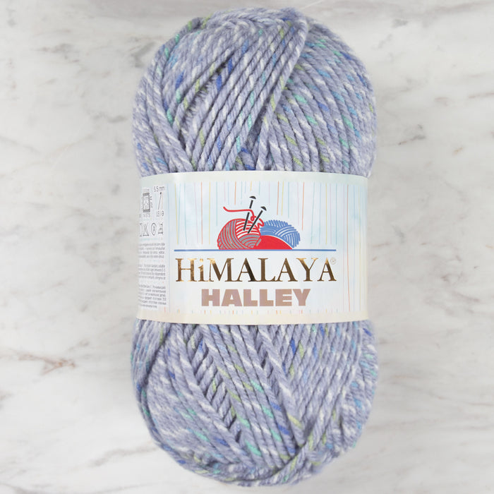 Himalaya Halley Mavi Benekli El Örgü İpi - 78038