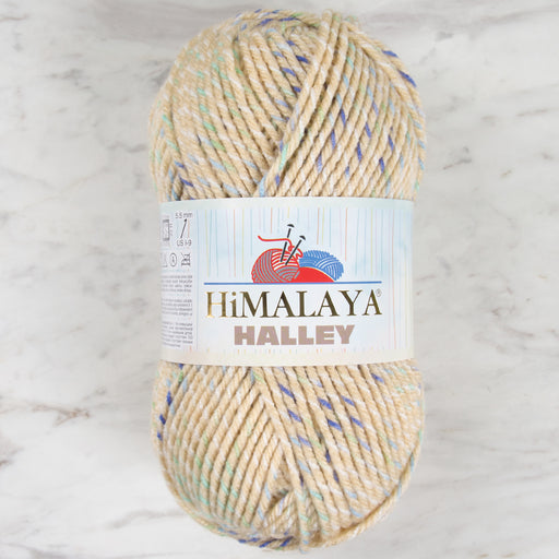Himalaya Halley Bej Benekli El Örgü İpi - 78041