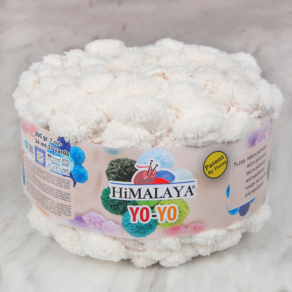 Himalaya Yo-Yo Krem El Örgü İpi - 82102