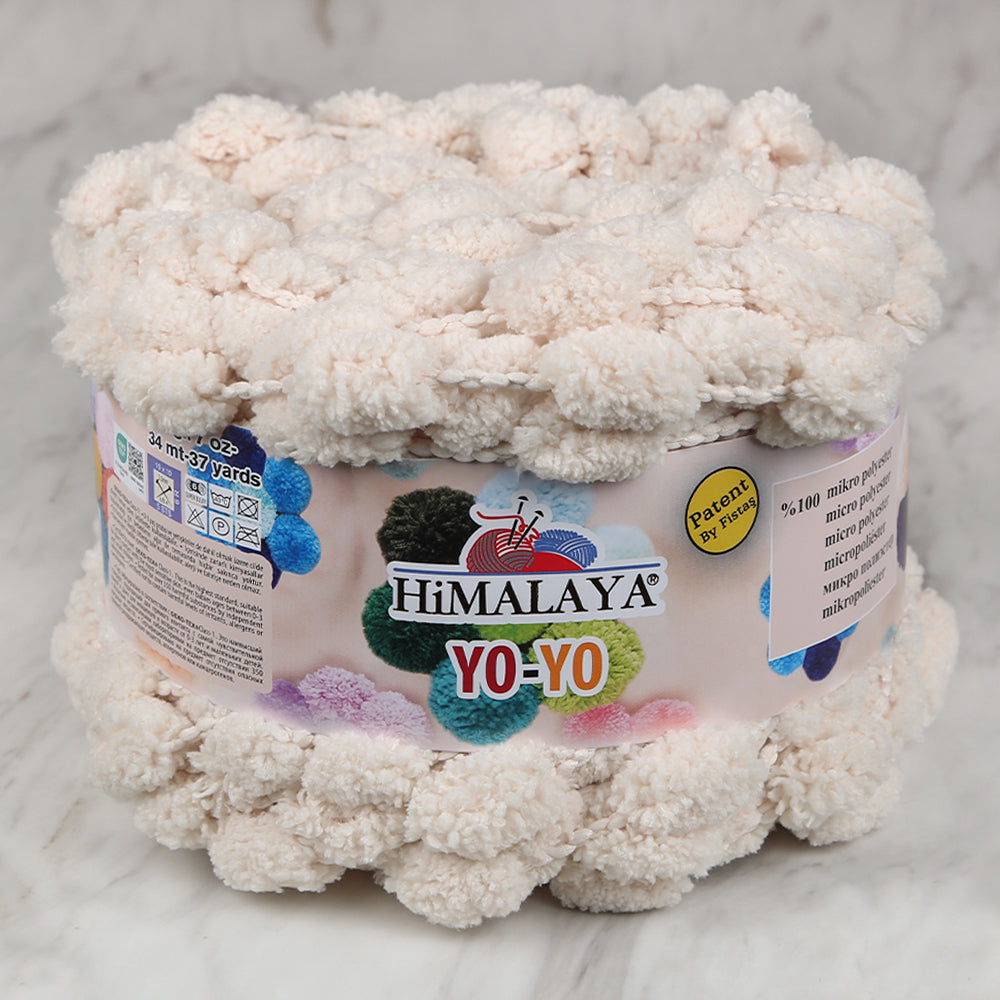 Himalaya Yo-Yo Krem El Örgü İpi - 82103