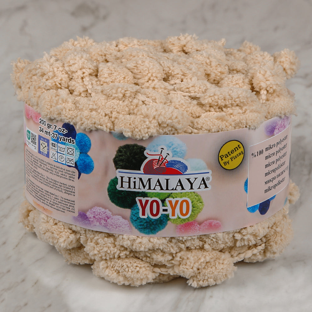 Himalaya Yo-Yo Bej El Örgü İpi - 82118