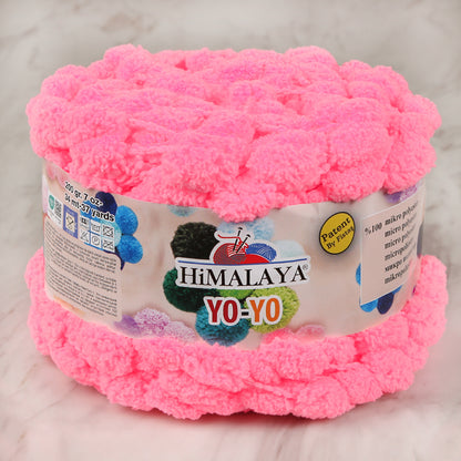 Himalaya Yo-Yo Neon Pembe El Örgü İpi - 82129