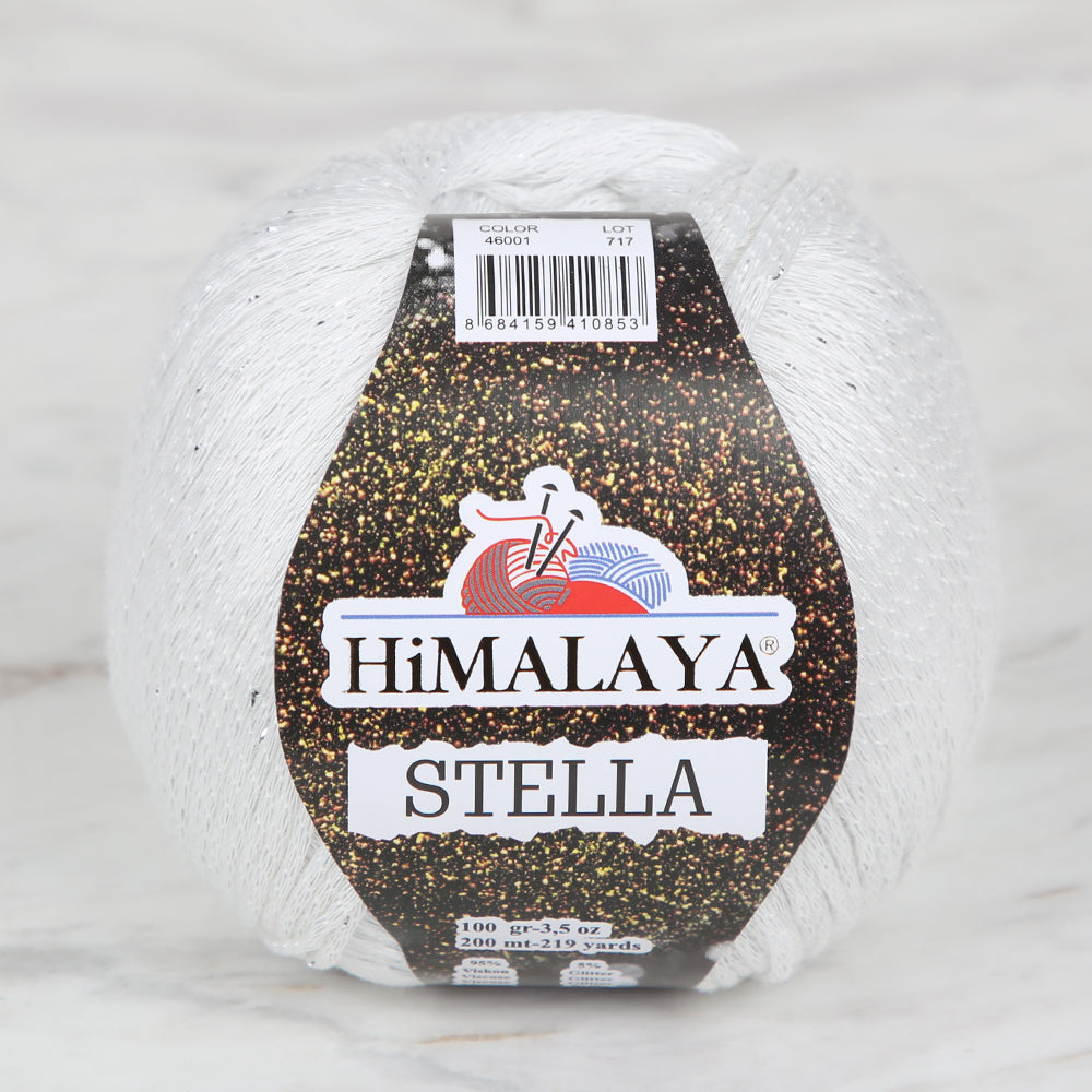 Himalaya Stella Beyaz El Örgü İpi - 46001