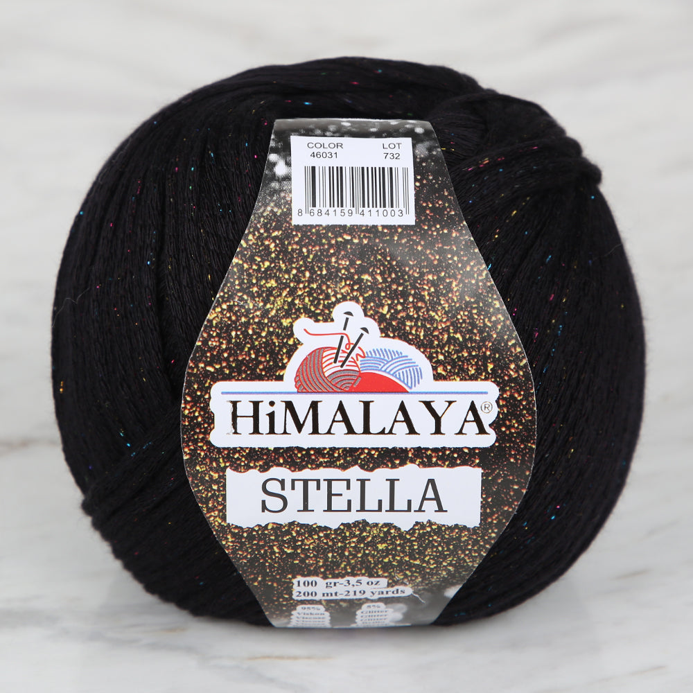 Himalaya Stella Siyah El Örgü İpi - 46031