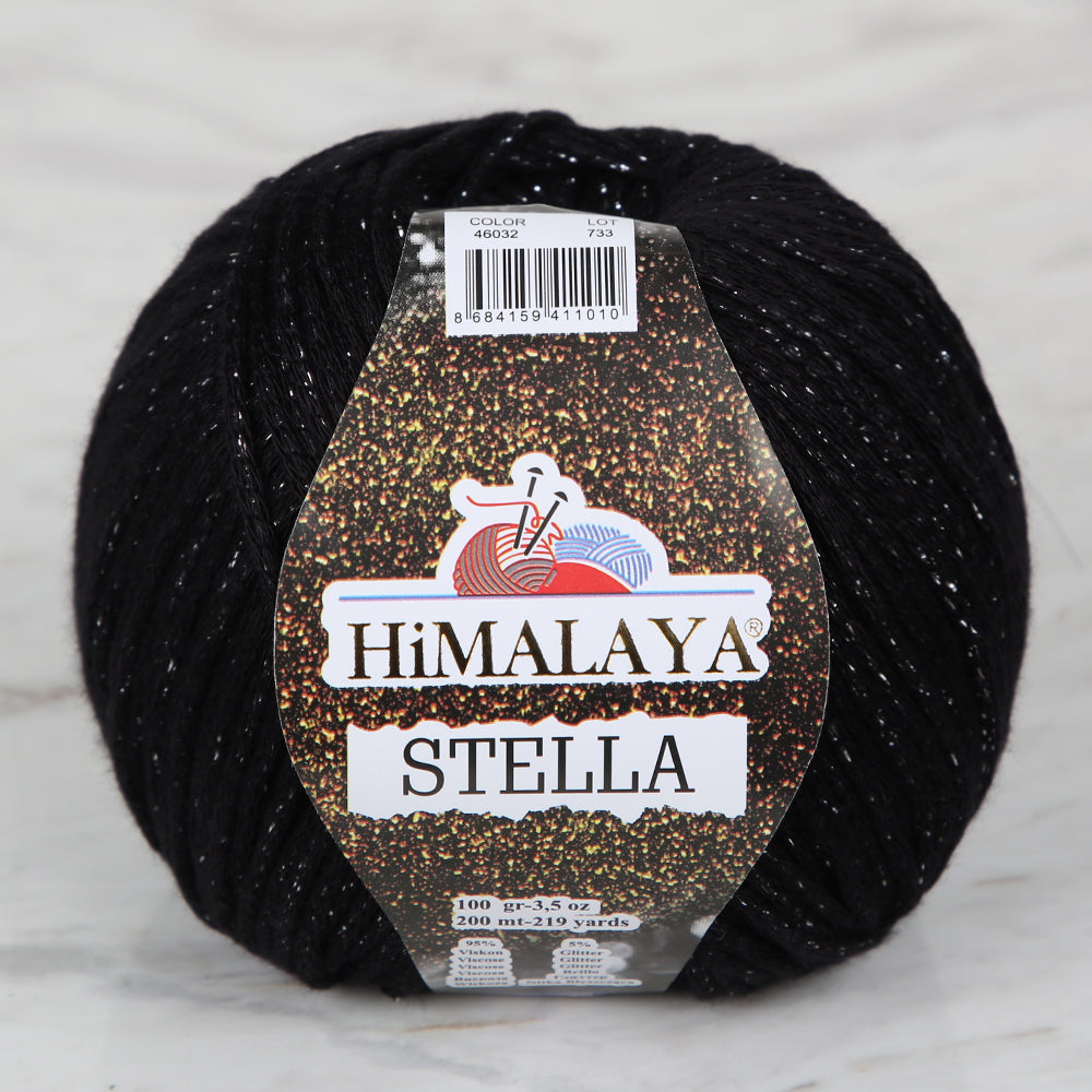 Himalaya Stella Siyah El Örgü İpi - 46032