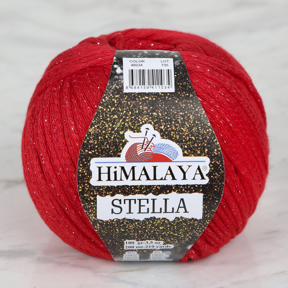 Himalaya Stella Kırmızı El Örgü İpi - 46034