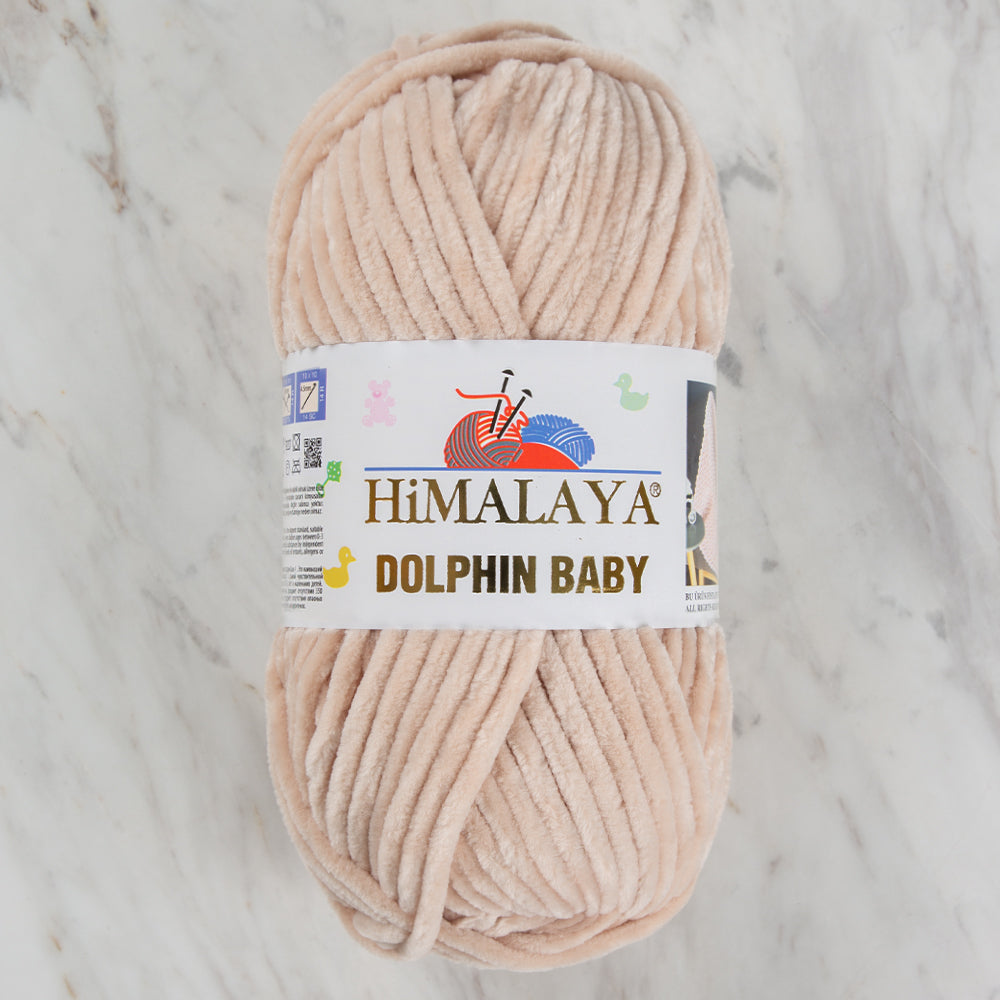 Himalaya Dolphin Baby Açık Bey Kadife Bebek Yünü - 80373