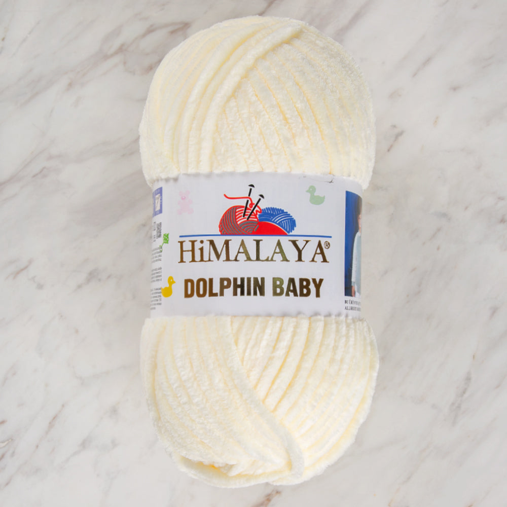Himalaya Dolphin Baby Sarı Kadife Bebek Yünü -80375