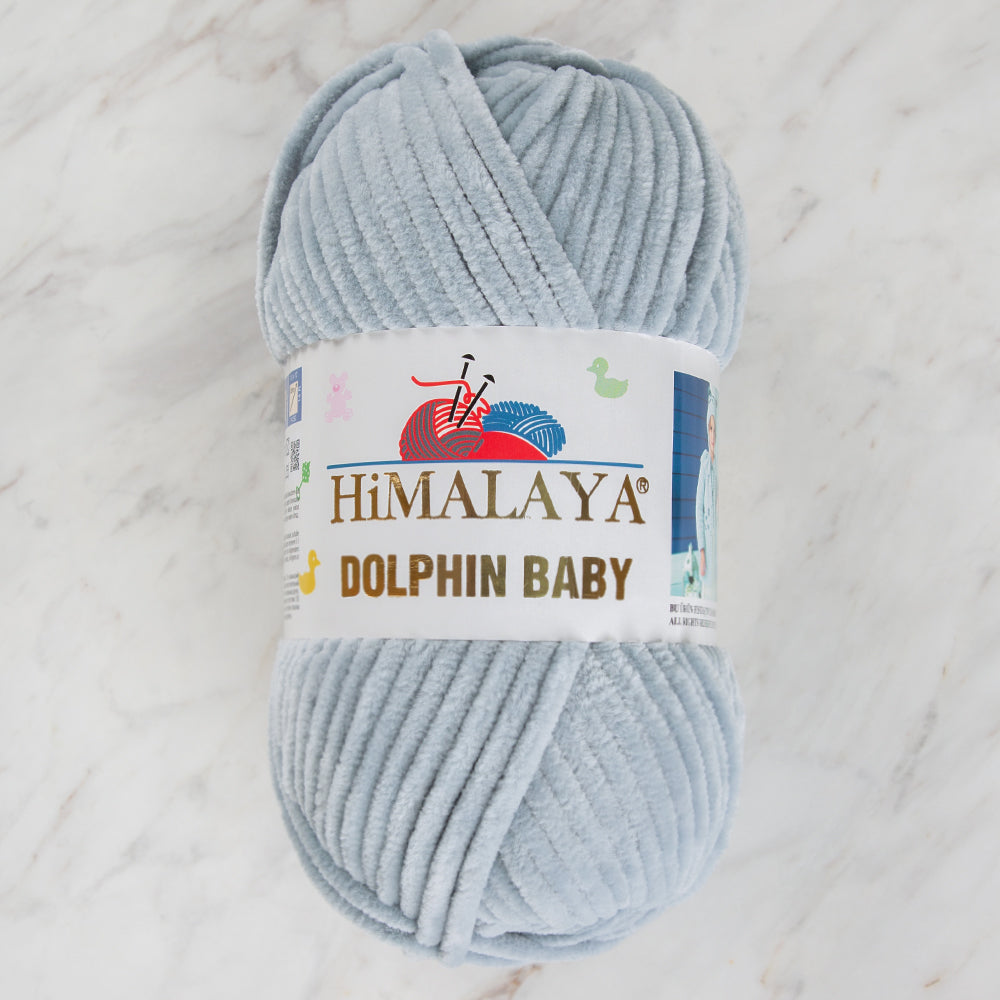 Himalaya Dolphin Baby Buz Mavisi Kadife Bebek Yünü - 80380