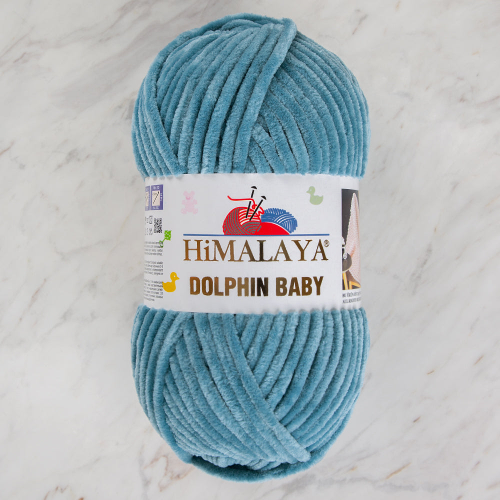 Himalaya Dolphin Baby Yeşil Kadife Bebek Yünü -80381