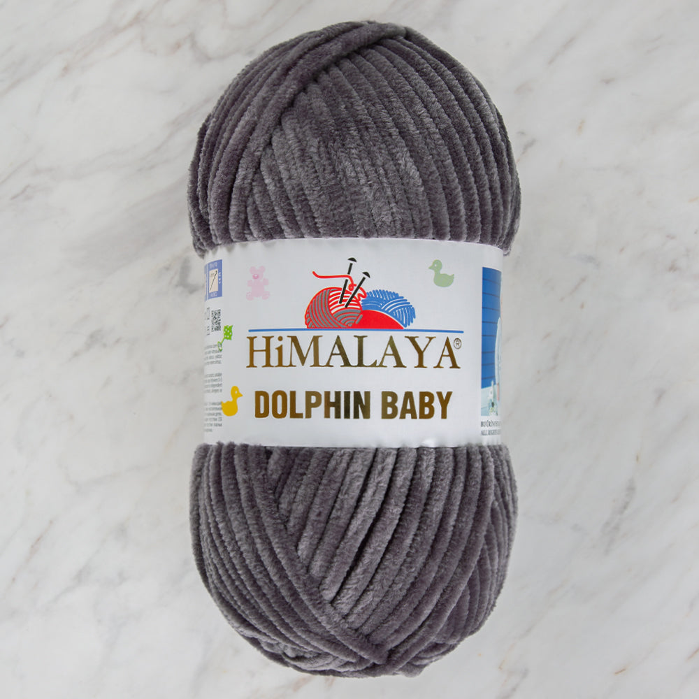 Himalaya Dolphin Baby Gri Kadife Bebek Yünü -80382