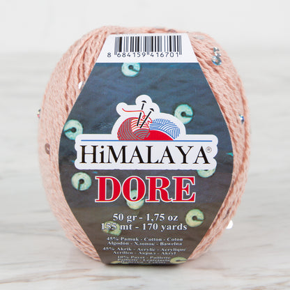 Himalaya Dore Pullu Pudra Pembe El Örgü İpl - 61404