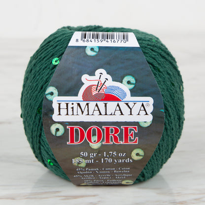 Himalaya Dore Pullu Yeşil El Örgü İpl - 61411