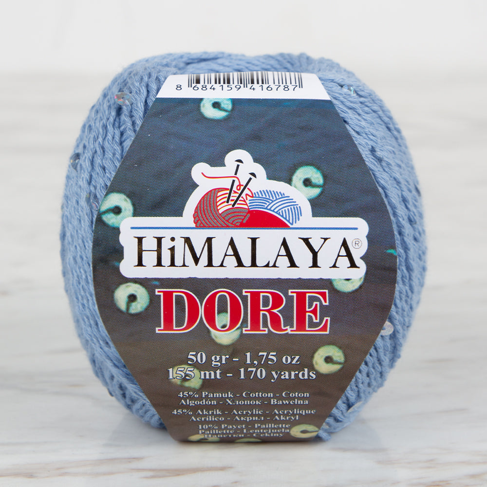 Himalaya Dore Pullu Mavi El Örgü İpl - 61412