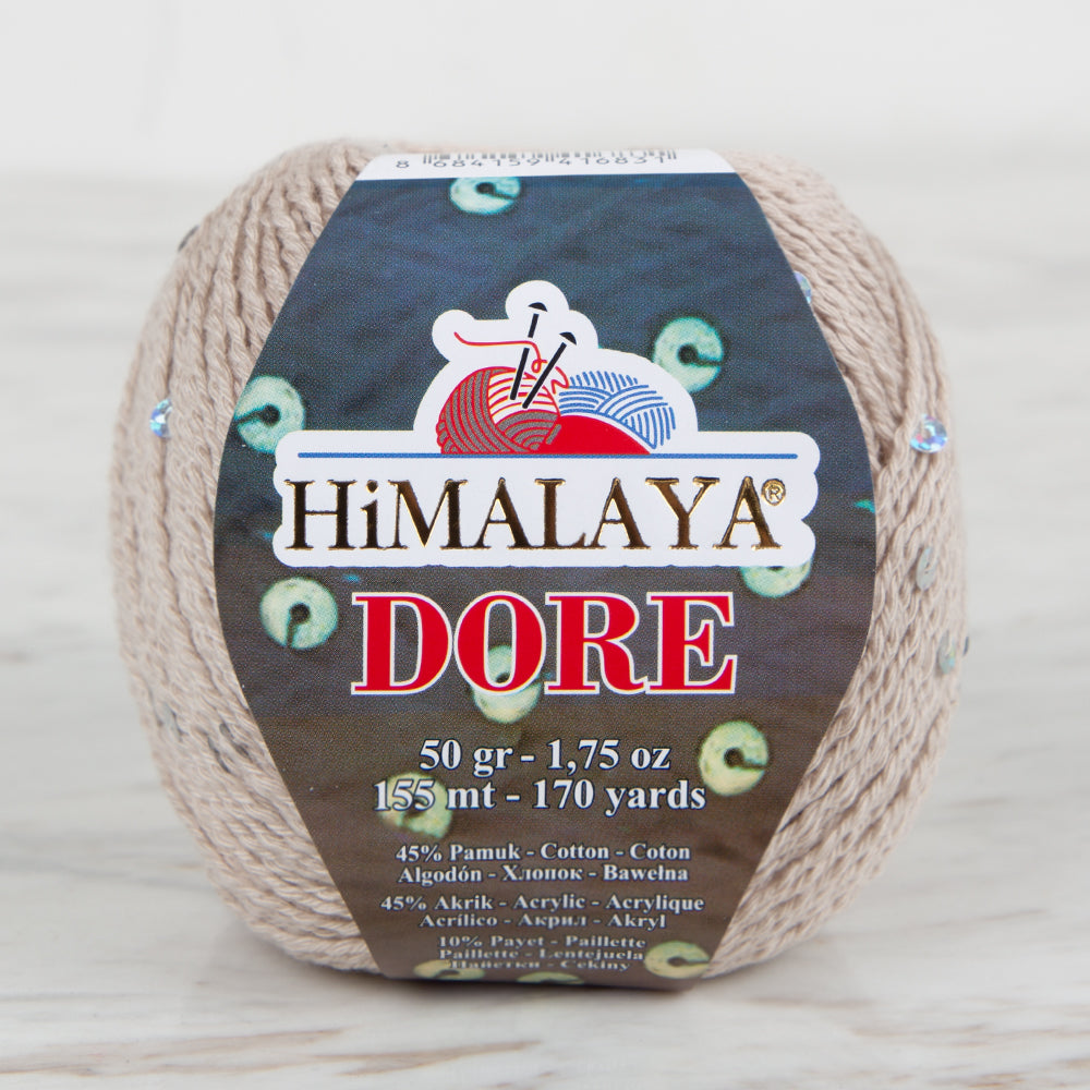 Himalaya Dore Pullu Bej El Örgü İpl - 61417