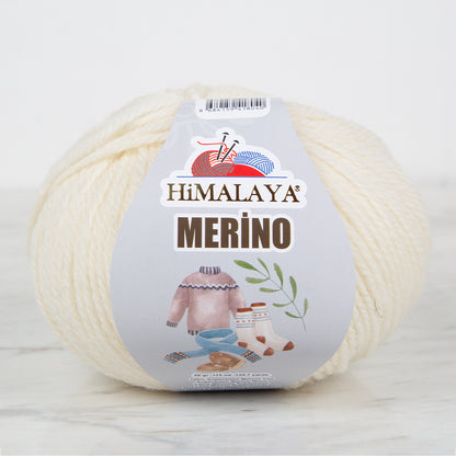 Himalaya Merino Açık Krem El Örgü İpi - 40901