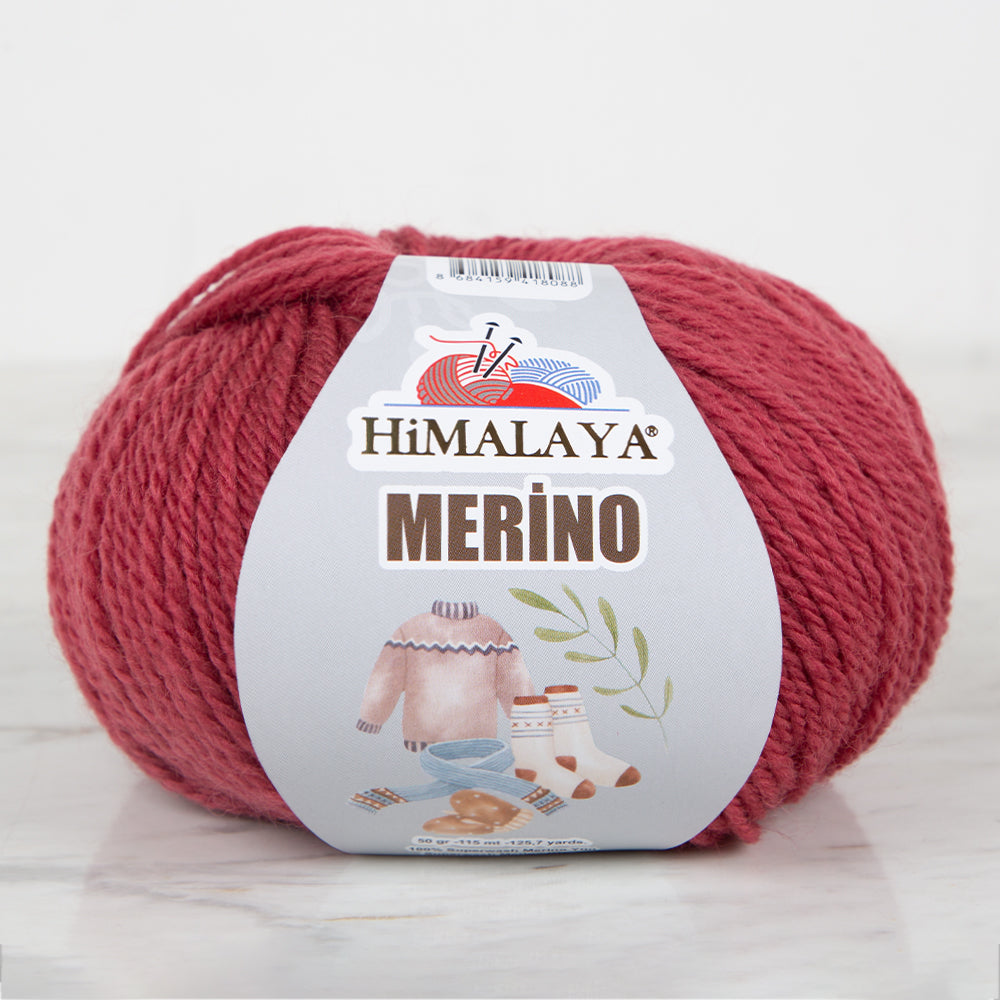 Himalaya Merino Gül Kurusu El Örgü İpi - 40905