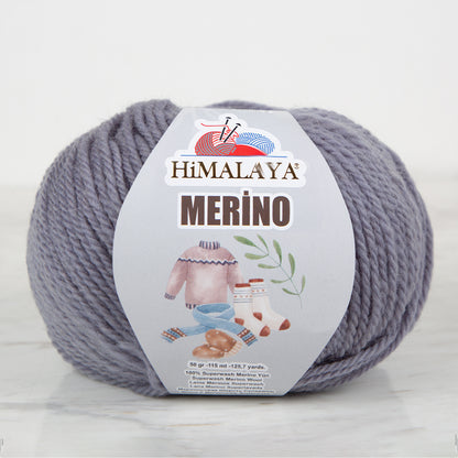 Himalaya Merino Koyu Gri El Örgü İpi - 40913