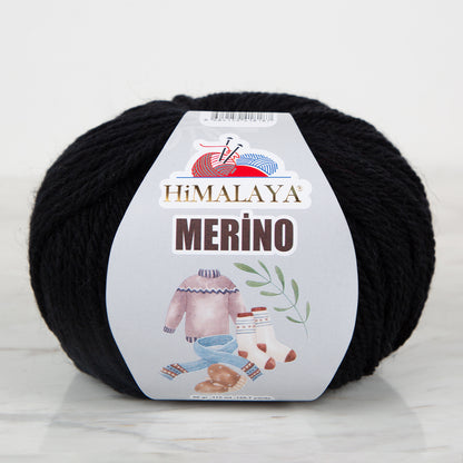 Himalaya Merino Siyah El Örgü İpi - 40915