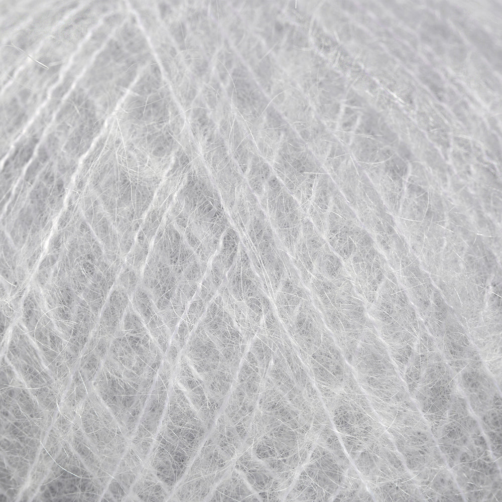 Gazzal Super Kid Mohair Gri 25 Gr El Örgü İpi - 64435