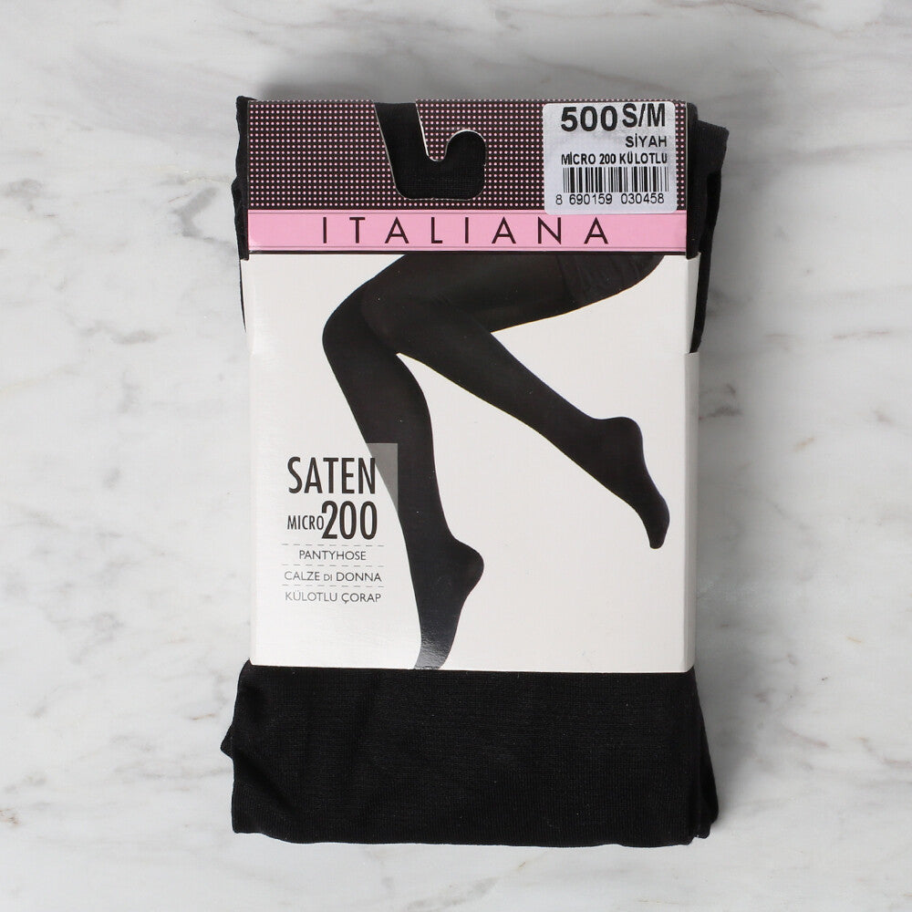İTALIANA SATEN MİCRO 200 KÜLOTLU ÇORAP - 500 S\M
