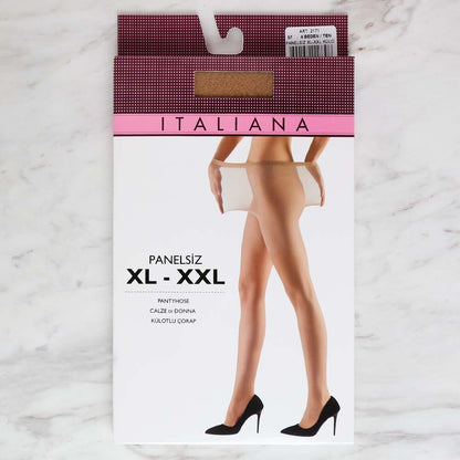 İtaliana 2171 Panelsiz XL-XXL Külotlu Çorap, Ten 57/4 Beden