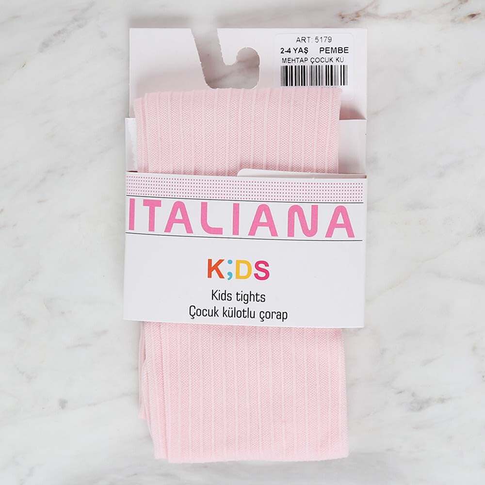 İtaliana 5179 Mehtap Çocuk Külotlu Çorap, Pembe 2/4 Yaş