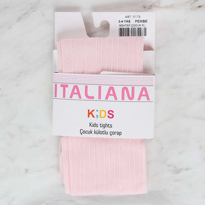 İtaliana 5179 Mehtap Çocuk Külotlu Çorap, Pembe 2/4 Yaş