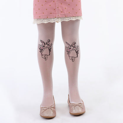 İtaliana 5204 Melek Çocuk Külotlu Çorap, Beyaz 5/7 Yaş