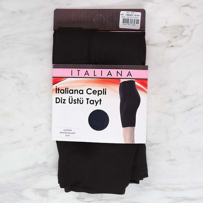 İtaliana 3795 Cepli Dizüstü Tayt Siyah 500 / 2 Beden