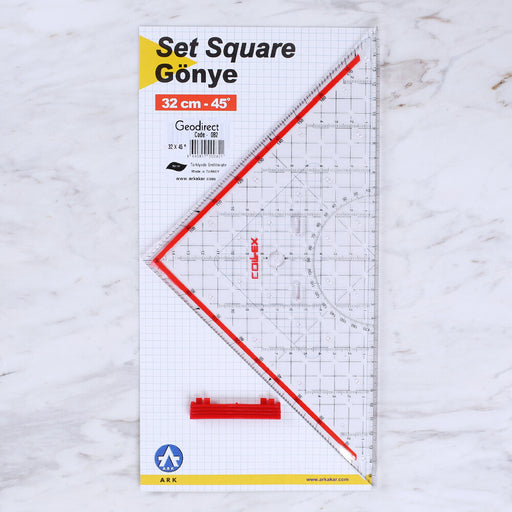 Ark Geodirect Set Square Geoder Gönye Dereceli 32 cm x 45