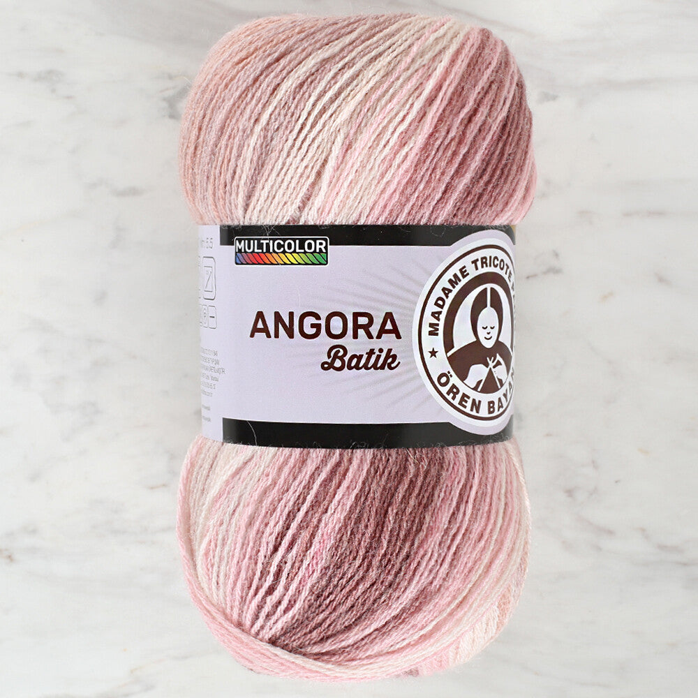 Örenbayan Angora Batik Ebruli El Örgü İpi - 853