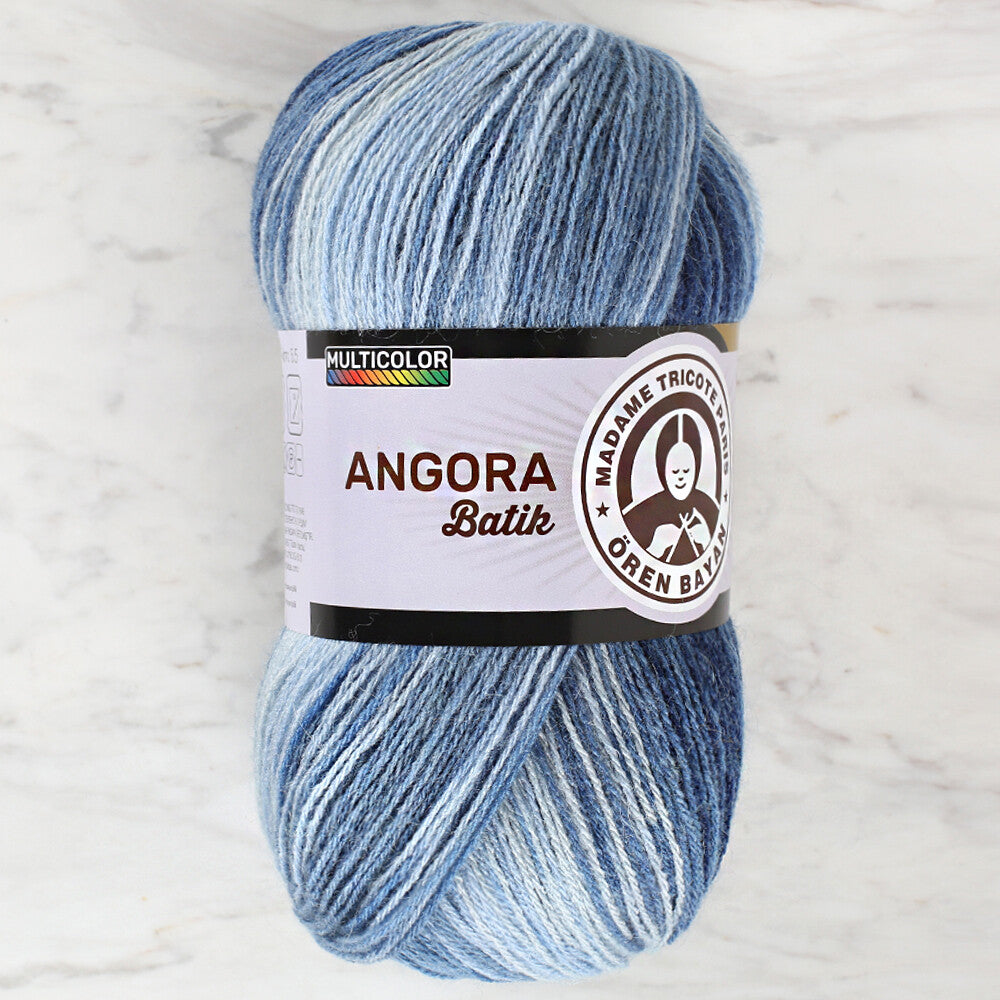 Örenbayan Angora Batik Ebruli El Örgü İpi - 856