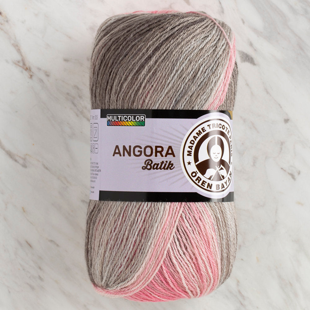 Örenbayan Angora Batik Ebruli El Örgü İpi - 862