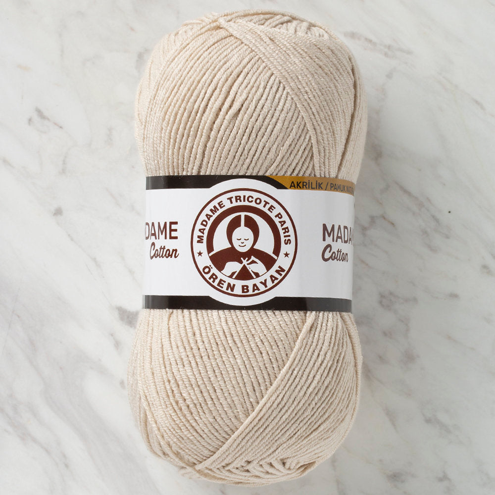 Örenbayan Madame Cotton Bej El Örgü İpliği - 003