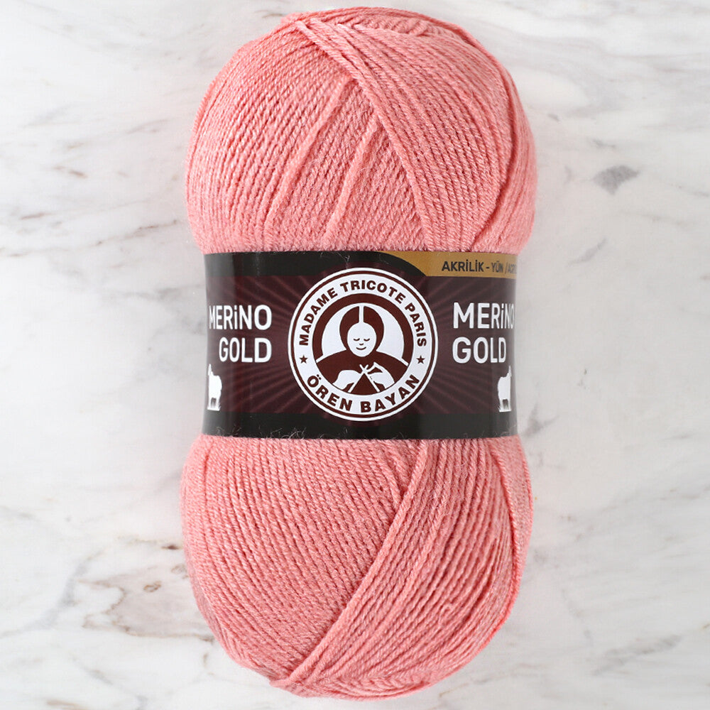 Örenbayan Merino Gold Gül Kurusu El Örgü İpi - 121