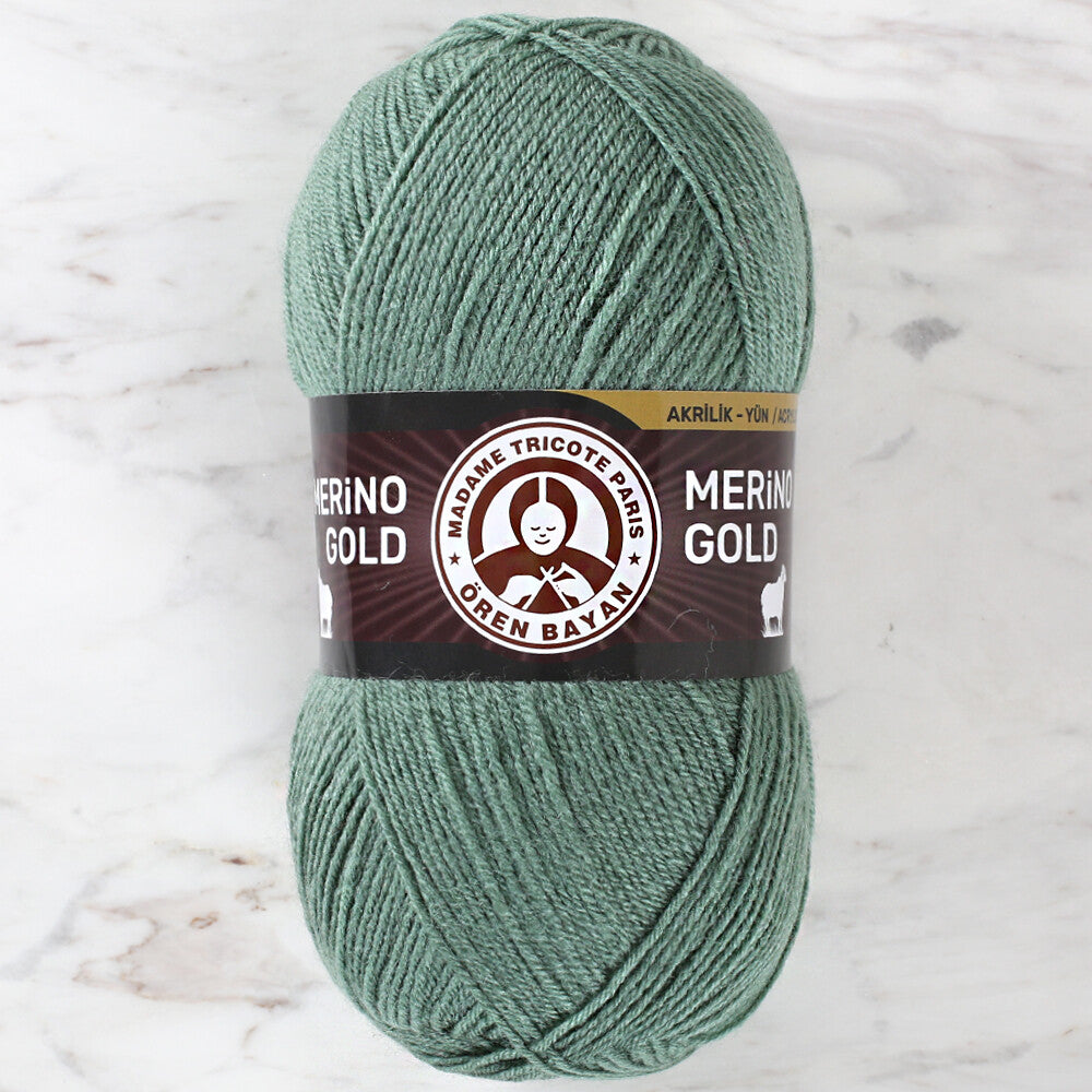 Örenbayan Merino Gold Yeşil El Örgü İpi - 132
