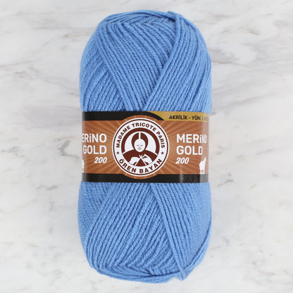 ÖrenBayan Merino Gold 200 Açık Mavi El Örgü - 200-015