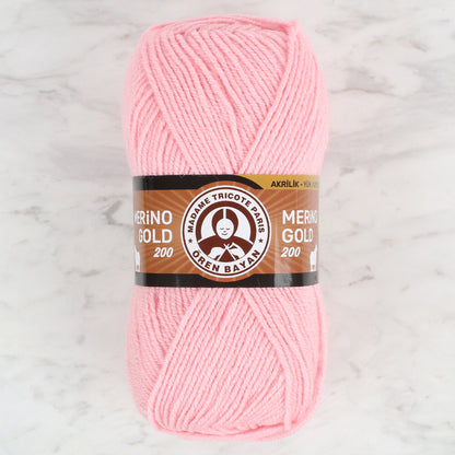 ÖrenBayan Merino Gold 200 Pembe El Örgü İpi - 200-039
