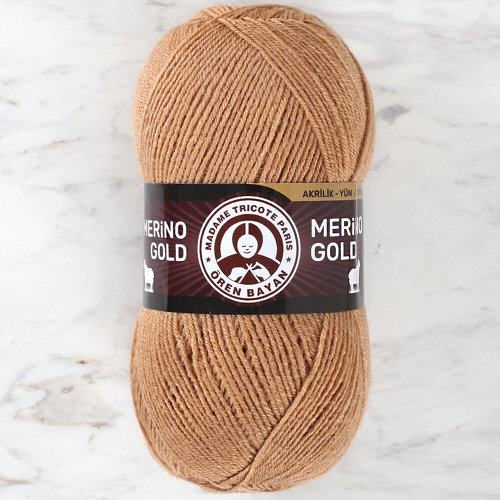 Örenbayan Merino Gold Bej El Örgü İpi - 099