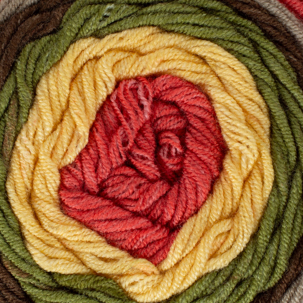 Örenbayan Trend Cake Batik 200 gr Ebruli El Örgü İpi - 623