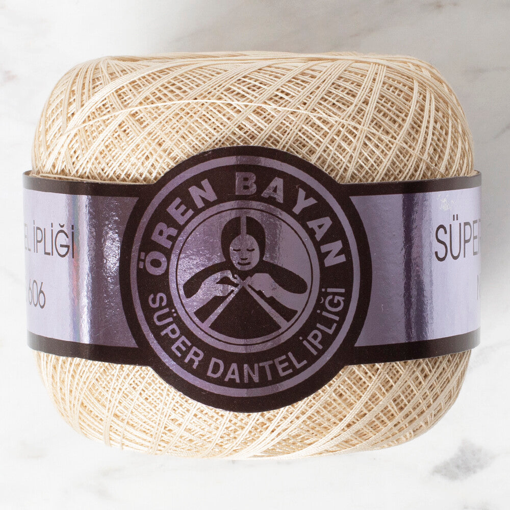 Örenbayan Süper No:70 Krem Dantel İpi