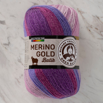 Örenbayan Merino Gold Batik Ebruli El Örgü İpliği - 840