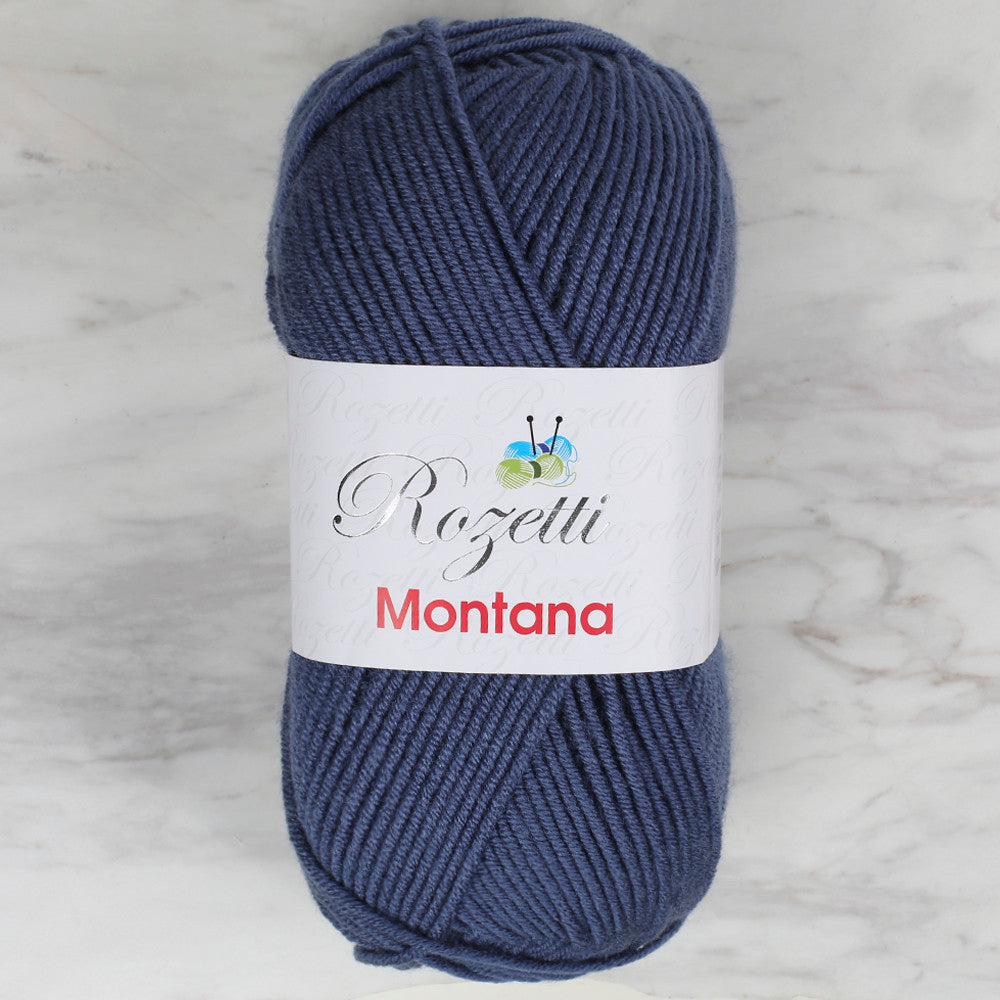 Rozetti Montana Havacı Mavisi El Örgü İpi -155-30