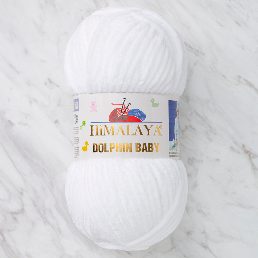 Himalaya Dolphin Baby Kar Beyaz Kadife Bebek Yünü -80301