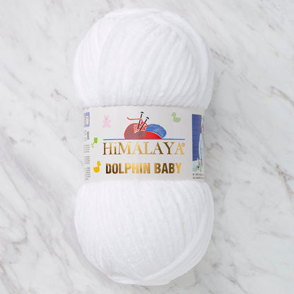 Himalaya Dolphin Baby Kar Beyaz Kadife Bebek Yünü -80301