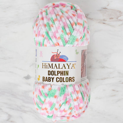Himalaya Dolphin Baby Colors Kadife Ebruli El Örgü İpi - 80404