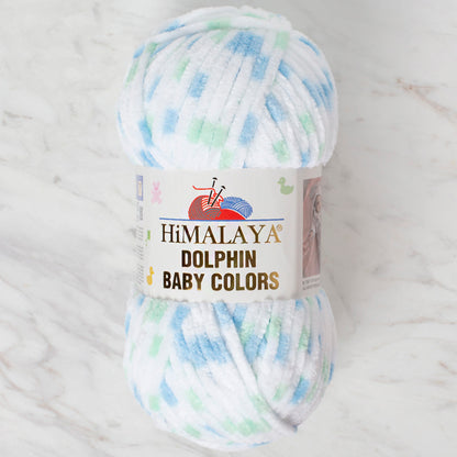 Himalaya Dolphin Baby Colors Kadife Ebruli El Örgü İpi - 80409