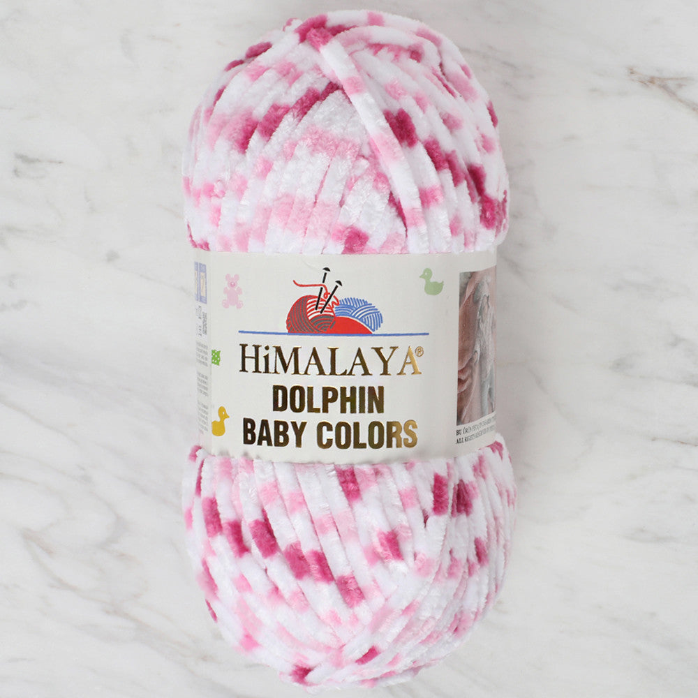 Himalaya Dolphin Baby Colors Kadife Ebruli El Örgü İpi - 80414