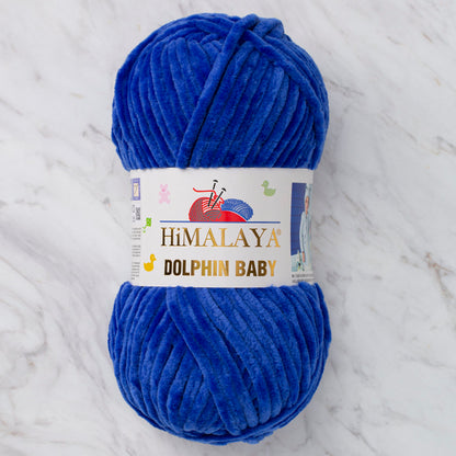 Himalaya Dolphin Baby Saks Mavi Kadife Bebek Yünü - 80329